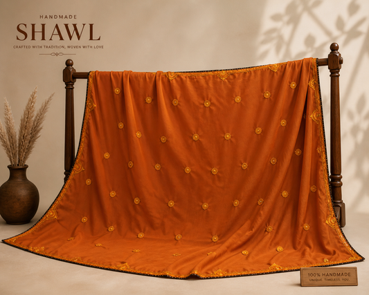 Handmade Amber Shawl